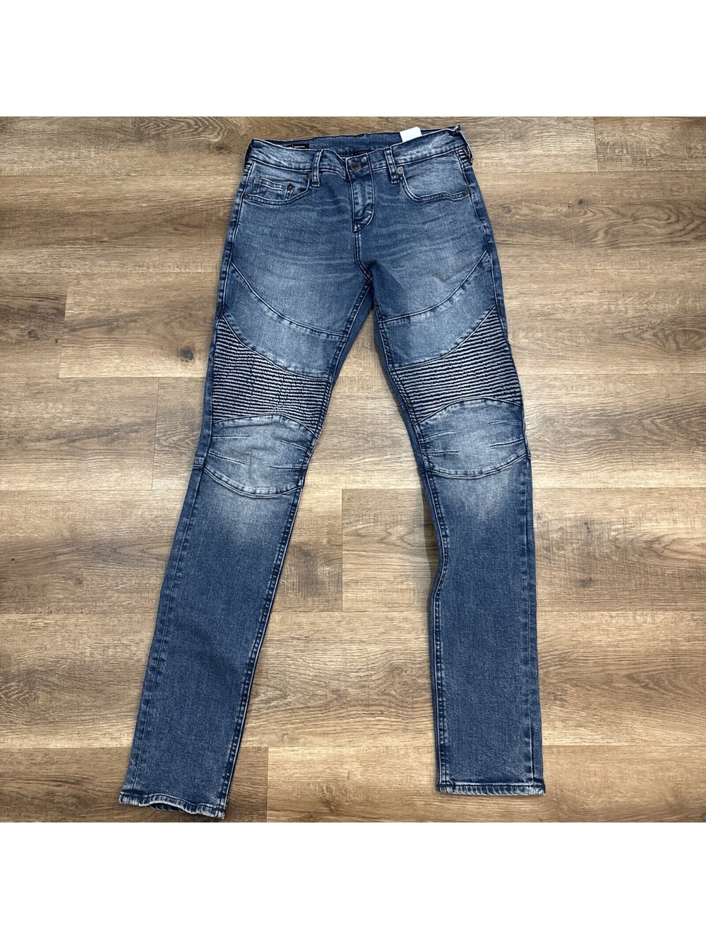 True Religion Rocco Relaxed Skinny Jeans Blue Denim Men's Size 28x 32